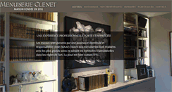 Desktop Screenshot of menuiserie-clenet.com